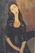 Amedeo Modigliani Jeanne Hebuterne assise (mk38) oil on canvas